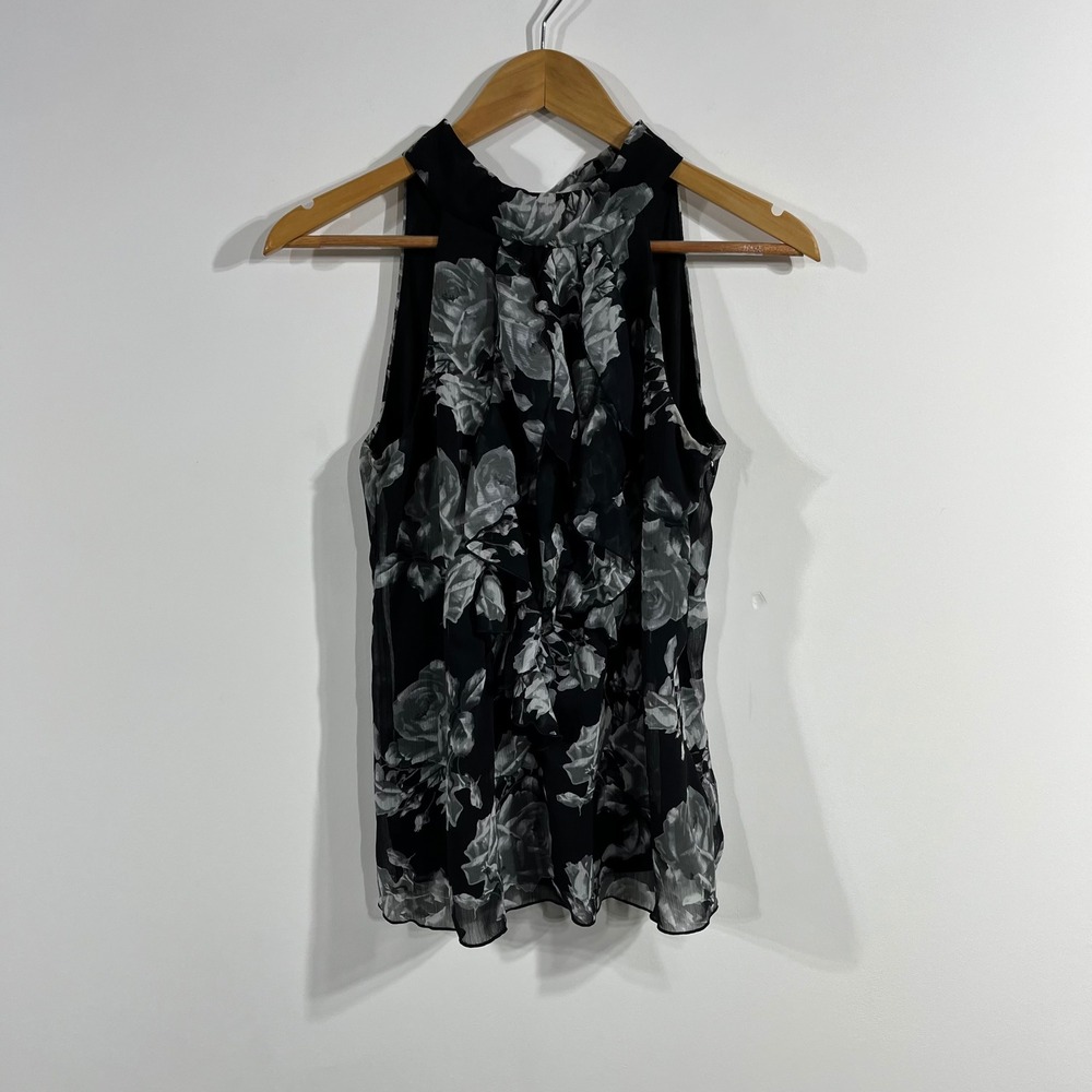 IZByer Y2K Fairy Grunge Floral Halter Top Old Money Preppy Indie Womens Medium